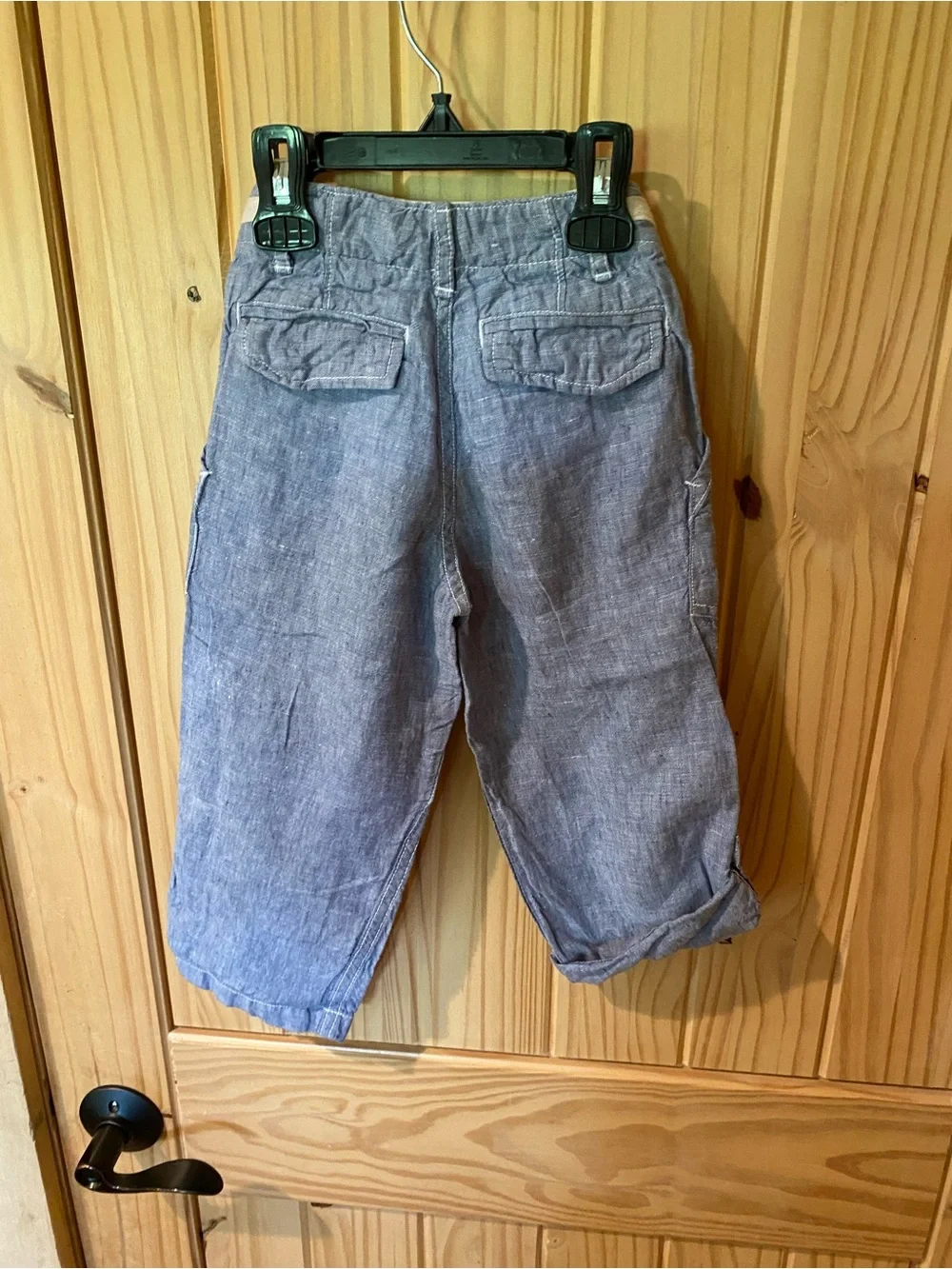 BabyGap Kids Lightweight Chambray Pull-On Pants - Blue